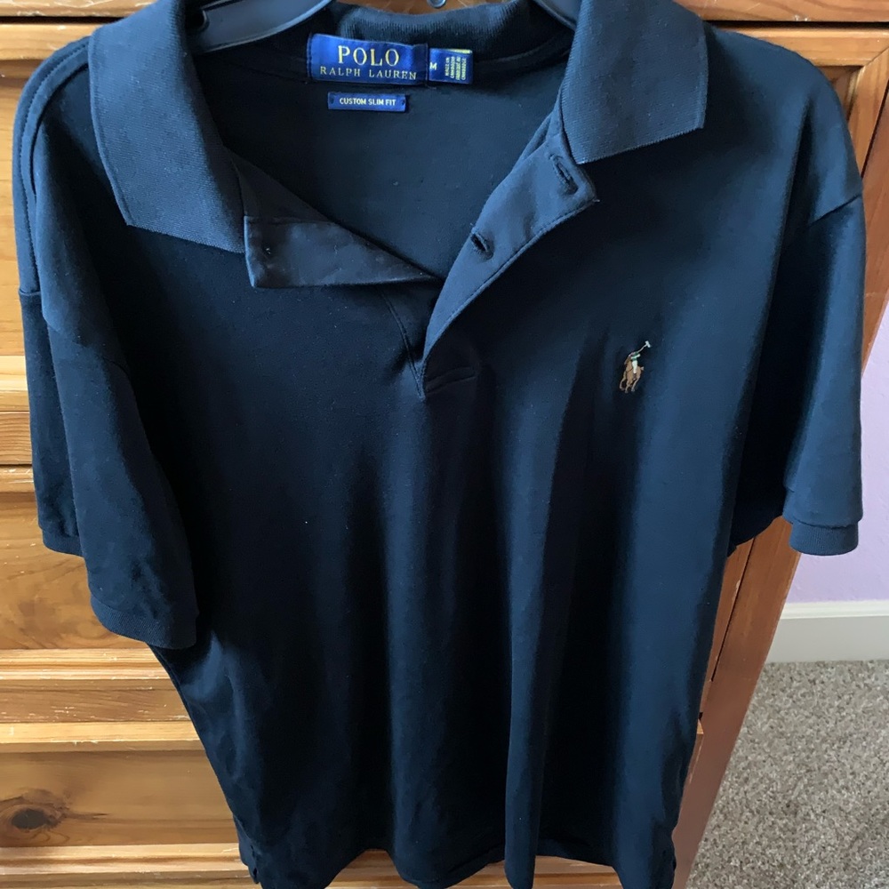 Black Polo Collared Shirt